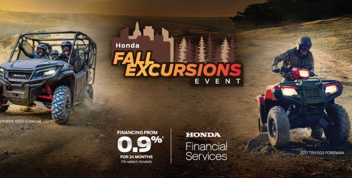 Fall Excursions ATV & SXS Specials Fall Excursions ATV & SXS Specials